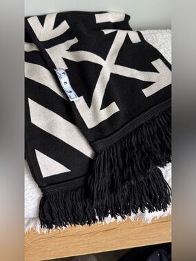 Off-White Cashmere Scarf